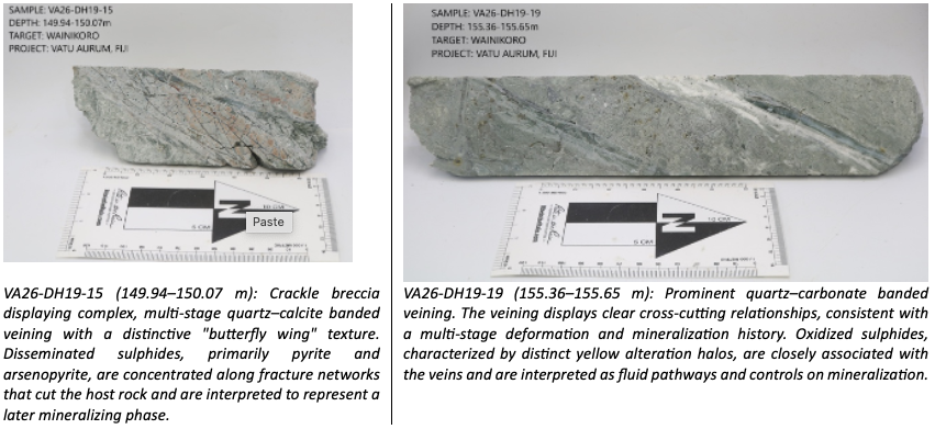 VA26-DH19 drill core image