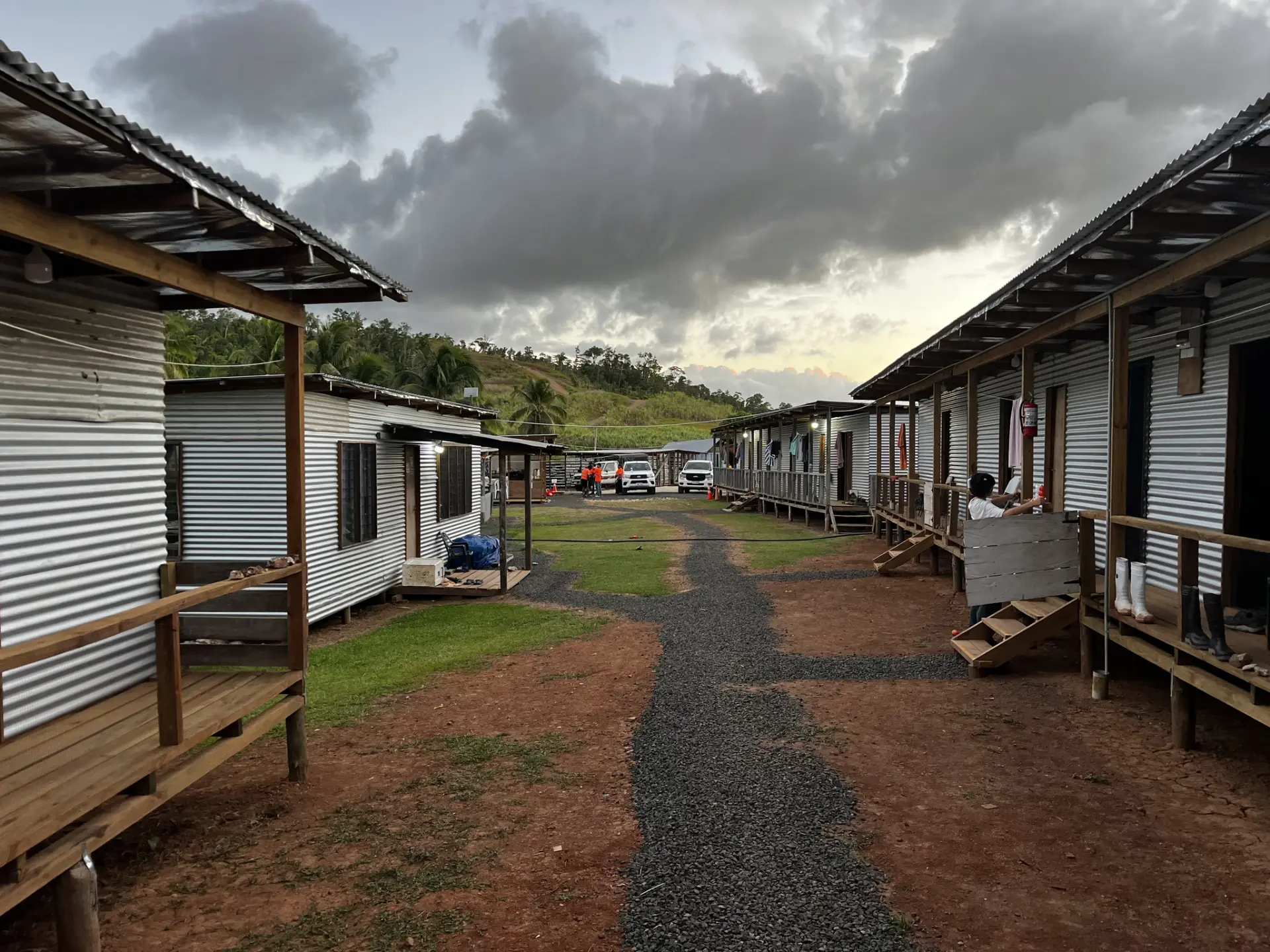 Exploration camp accommodation at the Vatu Aurum Project, Vanua Levu, Fiji